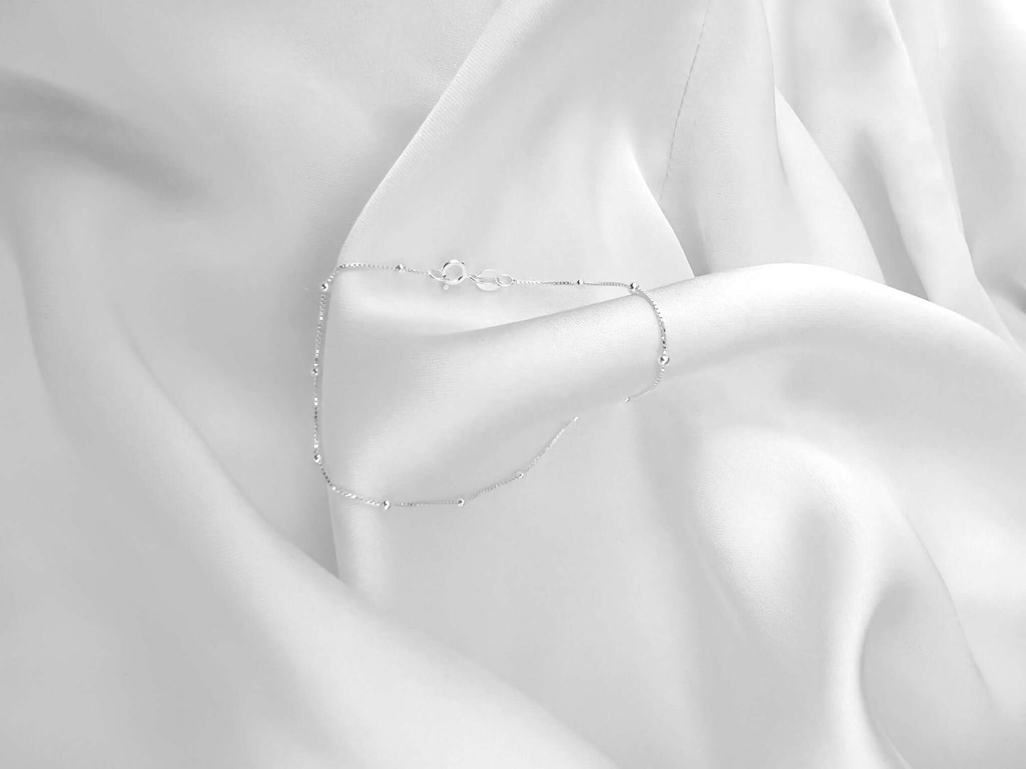 Pulseira Bolinha Prata 925