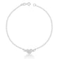 Pulseira Coração Cravejado Prata 925